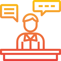Icon representing person thinking of compliance regulations
